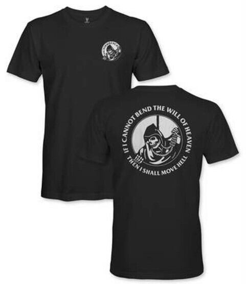 Victorwrench hell raiser t-shirt comes in black